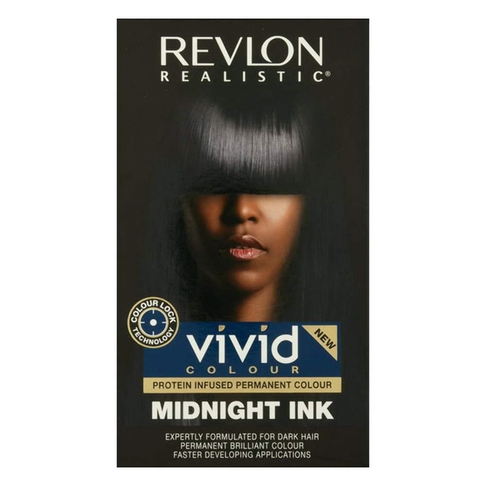Revlon Realistic Vivid Midnight Ink Colour Protein Infused Colour 3.7Oz (110ml)